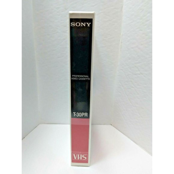 New SONY T-30PR VHS Professional Grade‎ Video Cassette VINTAGE Factory Sealed! - Picture 3 of 6